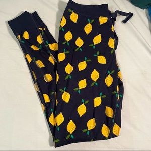 Hanna Andersson Lemon Pajama Pants NEW